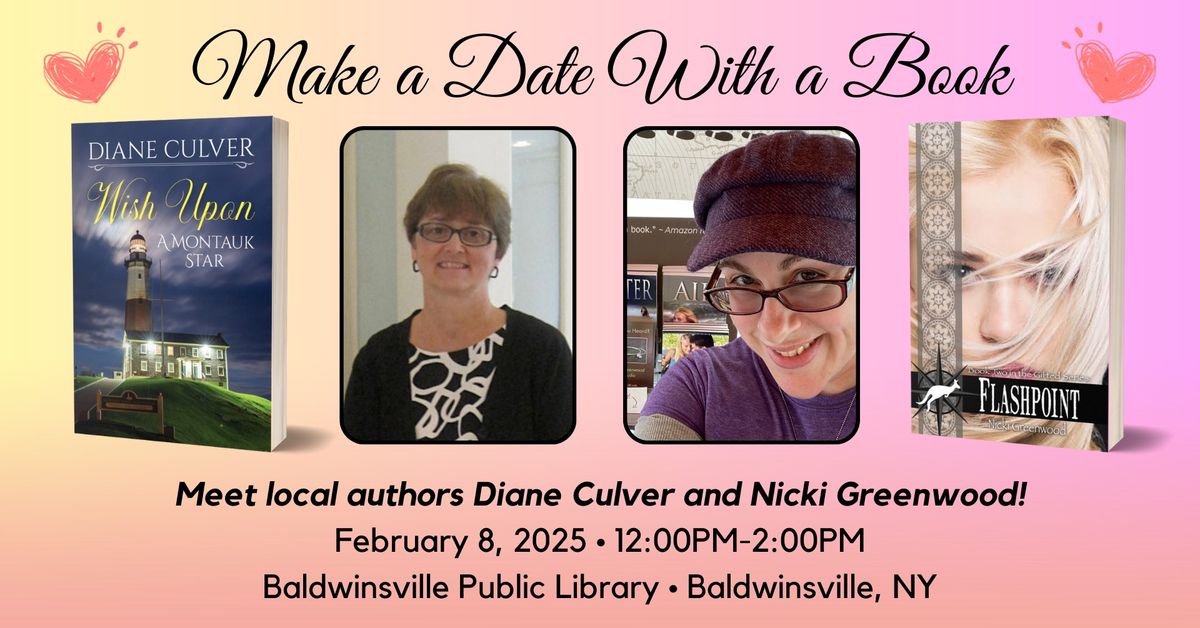 Book Signing: Local Authors Diane Culver & Nicki Greenwood