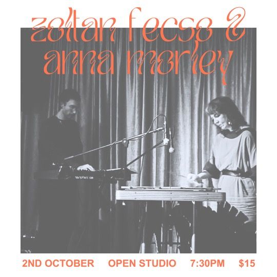 Zoltan Fecso & Anna Morley at Open Studio