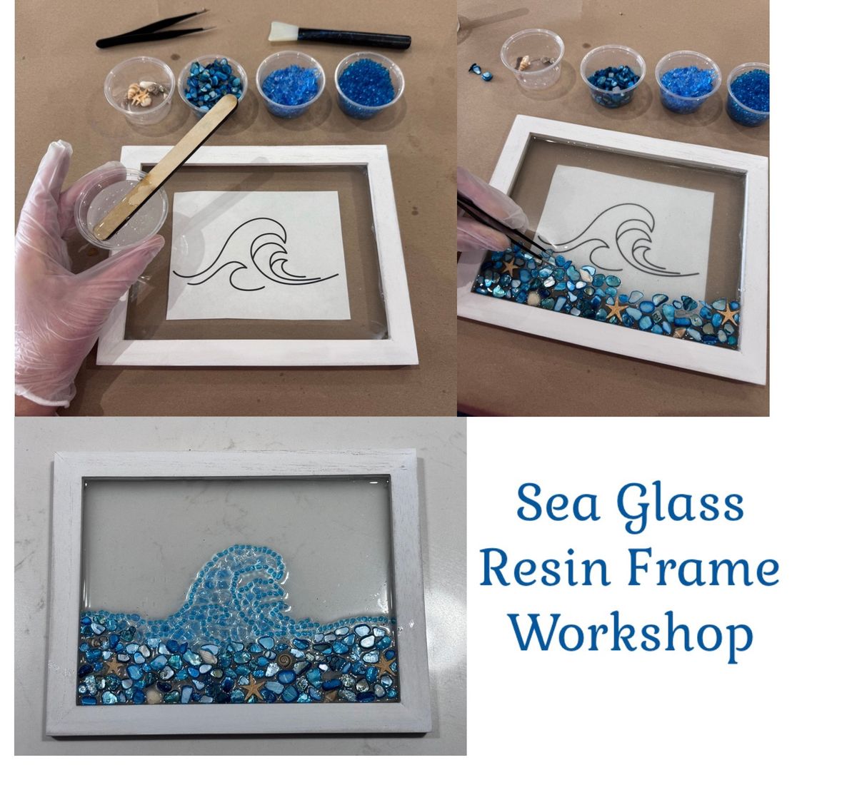 Sea Glass Resin Workshop