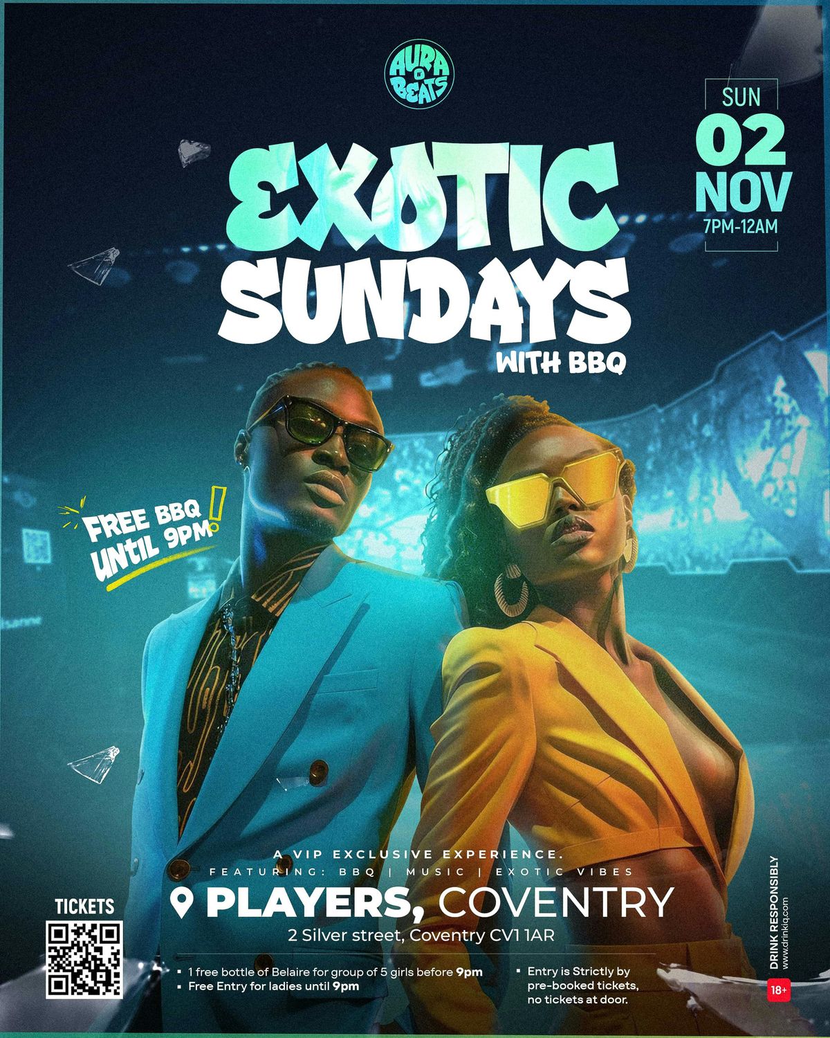 EXOTIC SUNDAYS - WITH BBQ