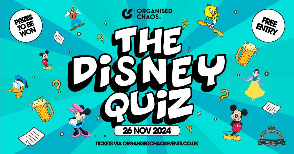 The Disney Quiz | Katie O'Briens Irish Tavern