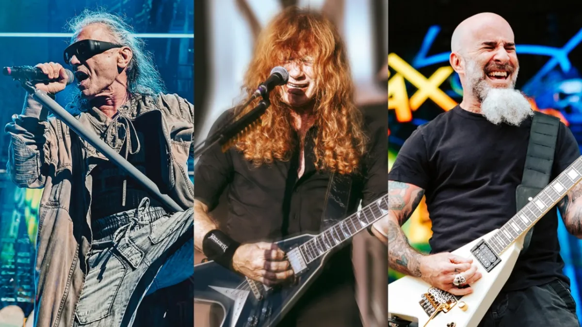 Iron Maiden with Megadeth and Anthrax