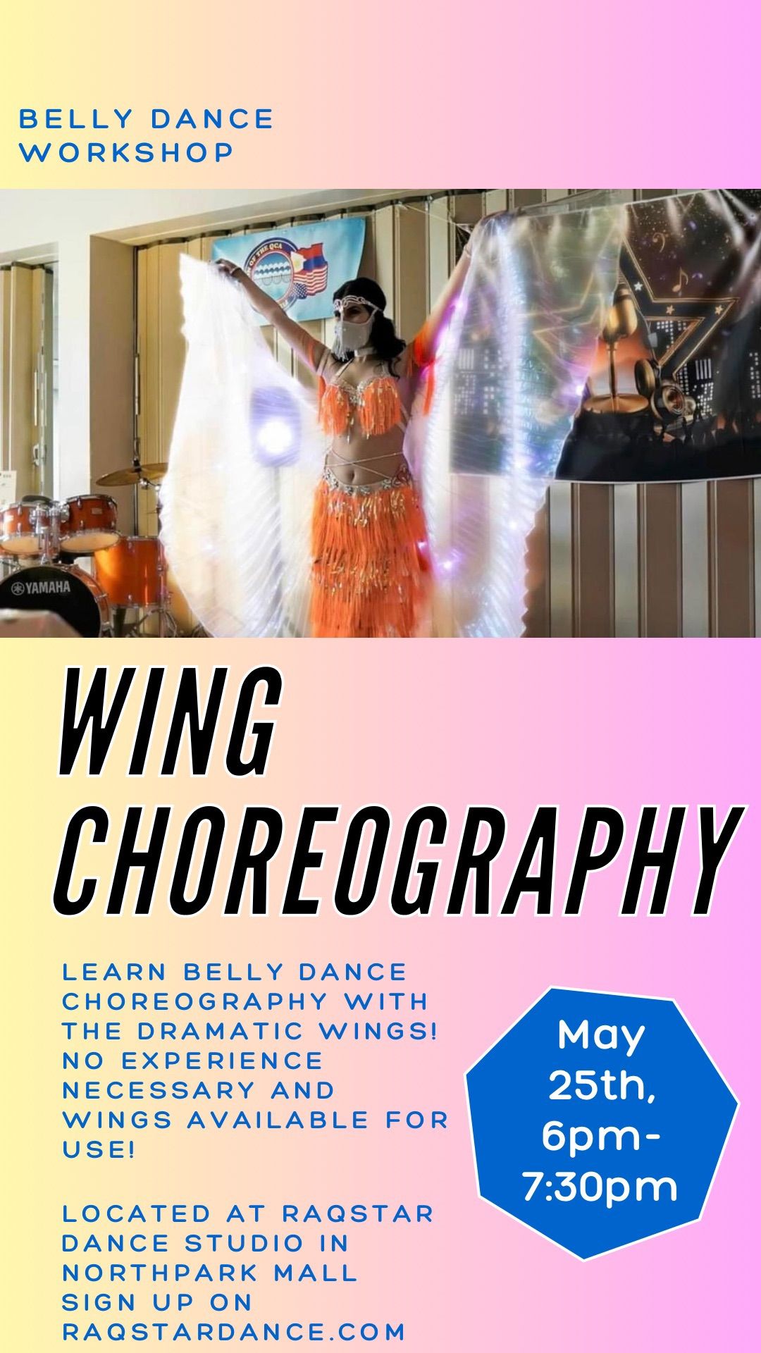 ALL LEVELS Wings Belly Dance Workshop
