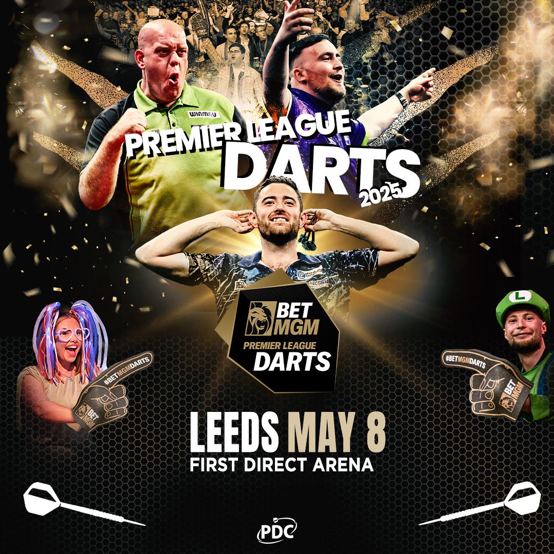 Bet MGM Premier League Darts at First Direct Arena - Leeds