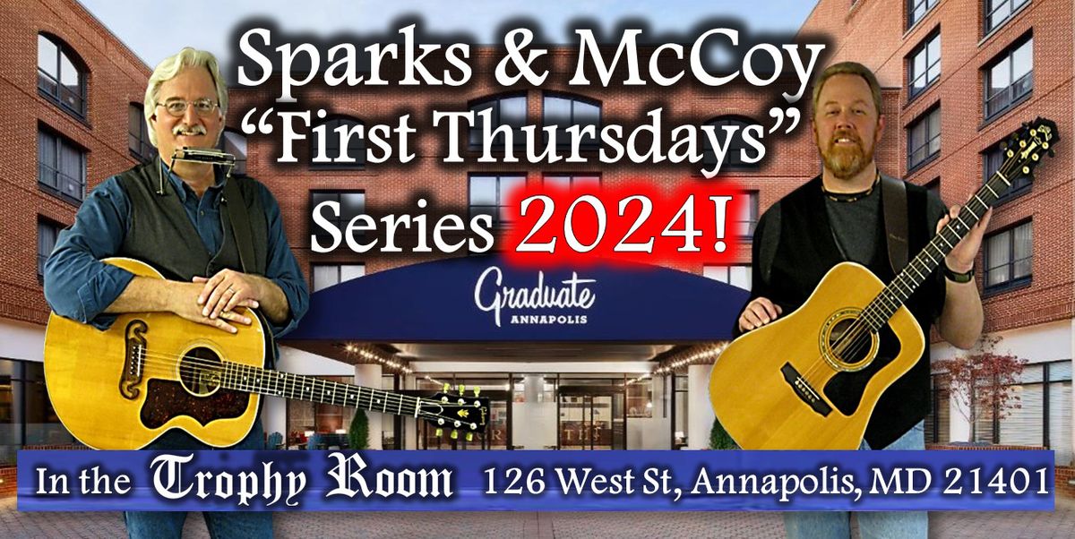 Sparks & McCoy at the Graduate Hotel Trophy Room!