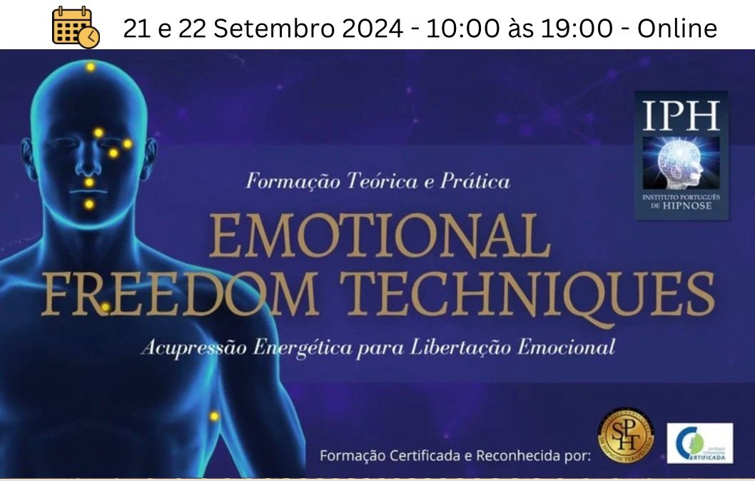 ??\ufe0fCURSO DE EMOTIONAL FREEDOM TECHNIQUES (EFT) - SETEMBRO 2024 - ONLINE?\ufe0f?