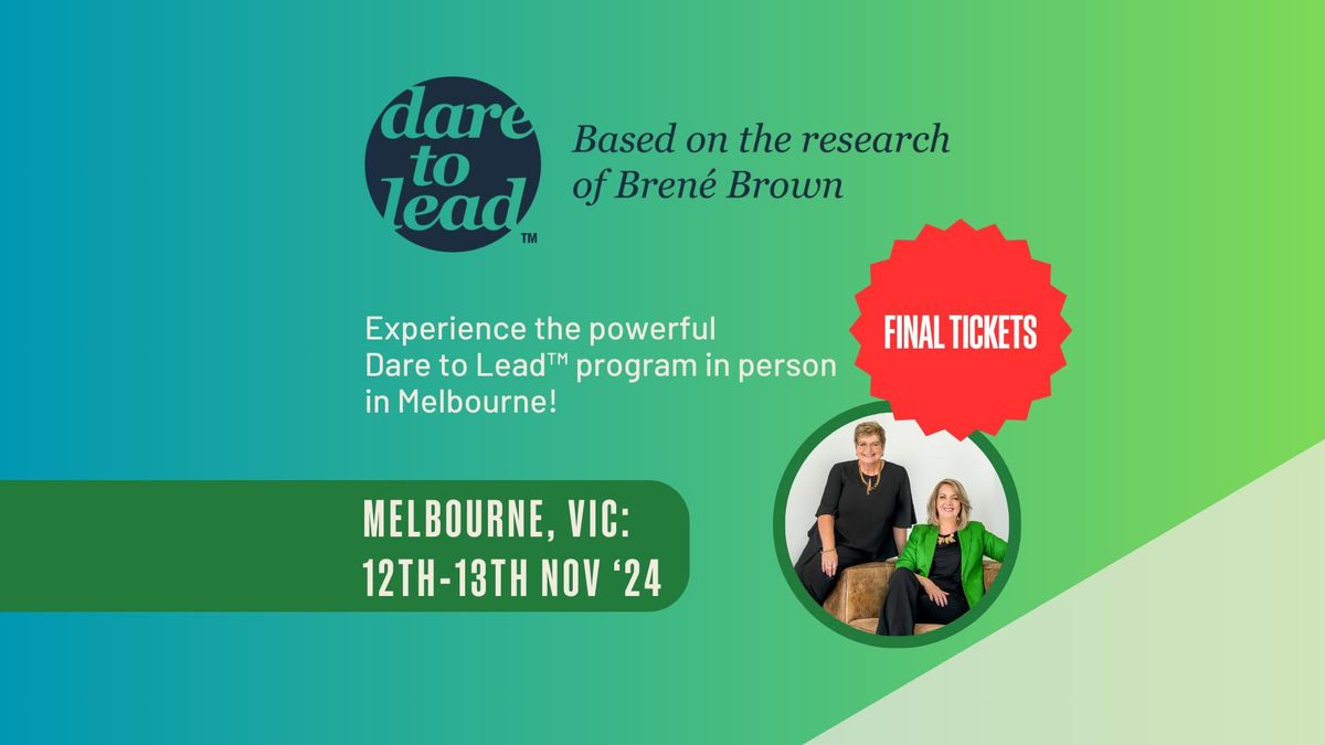 Dare to Lead - Melbourne - Nov 2024