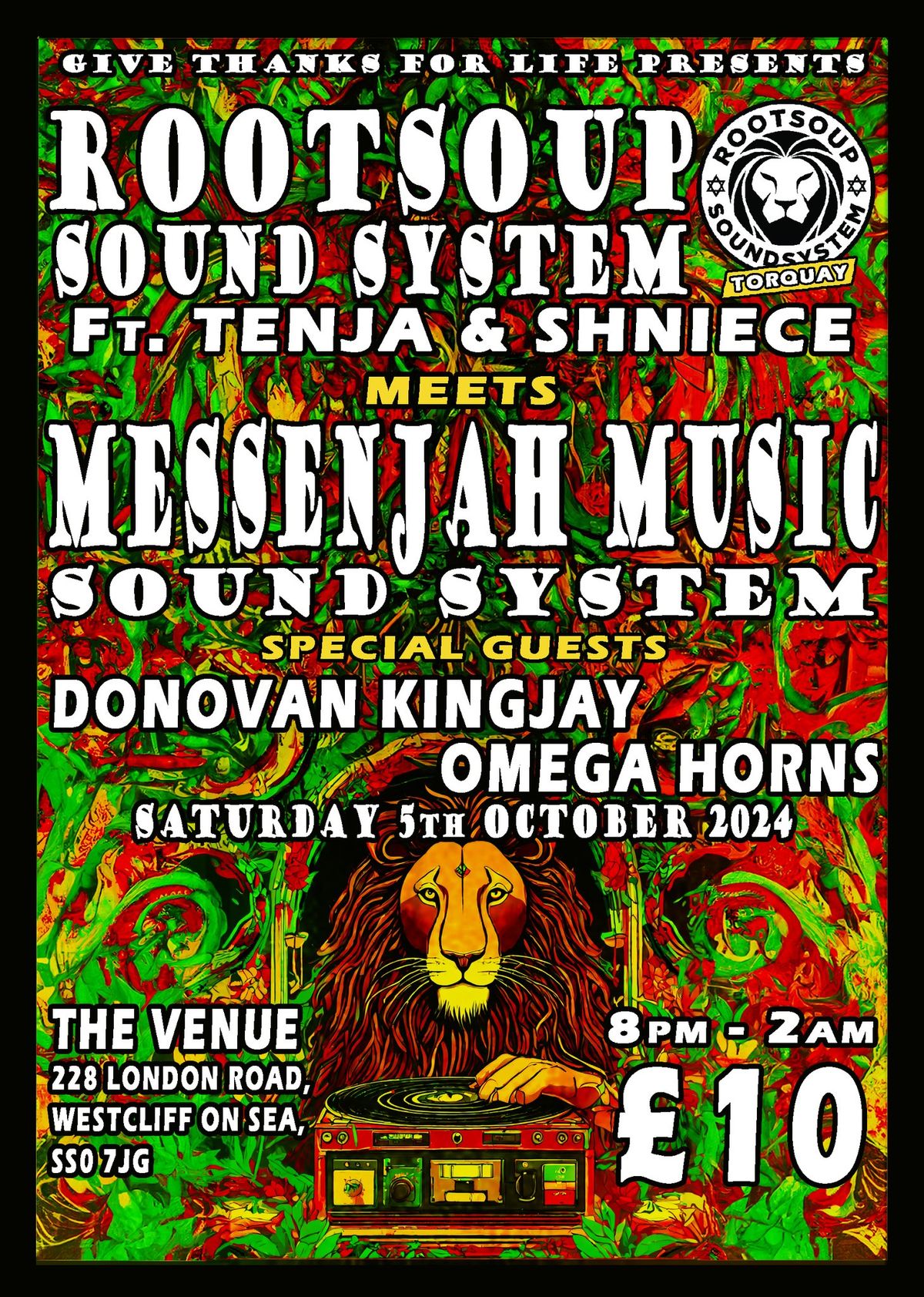 Rootsoup Sound meets MessenJah Music Sound