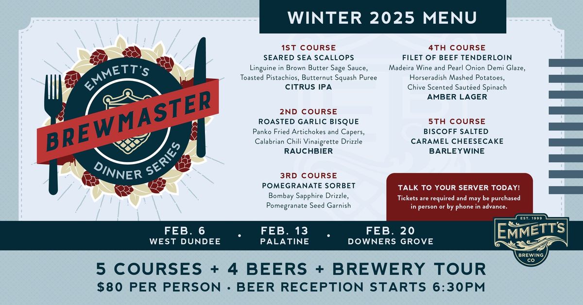 Winter Brewmaster Dinner