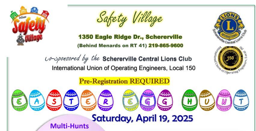 Safety Village Easter Egg Hunt