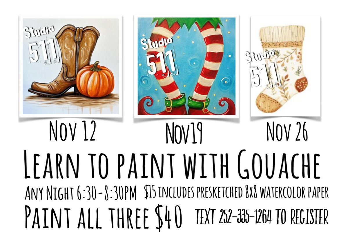 Learn to Paint With Gouache