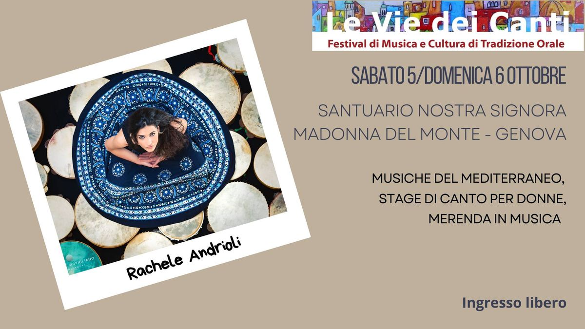 Rachele Andrioli-stage e concerto @Le Vie dei Canti Festival