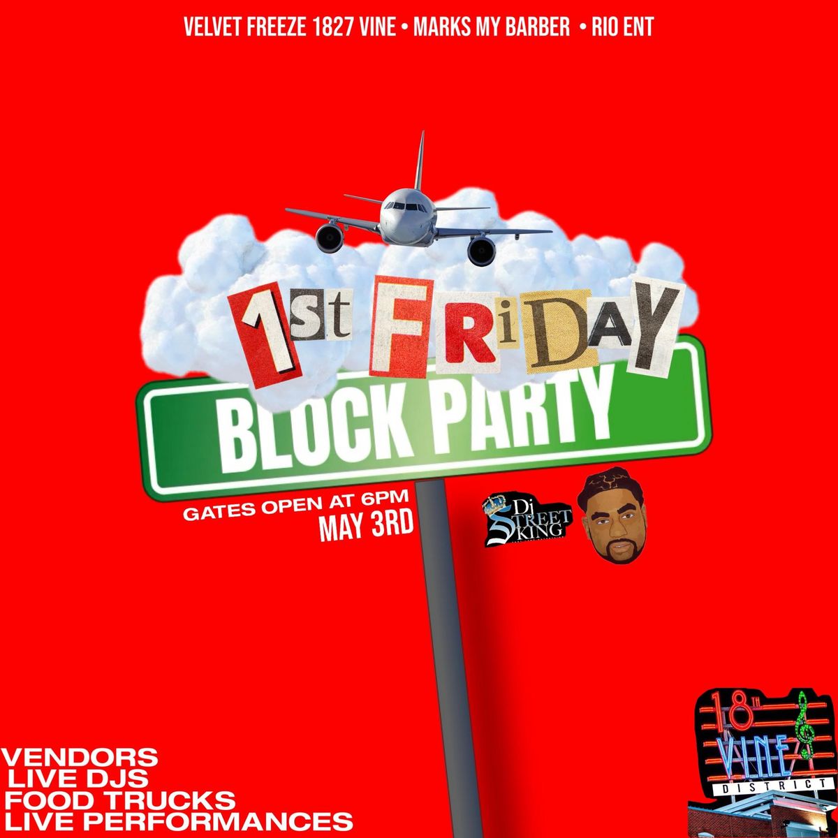 FIRST FRIDAY BLOCK PARTY ON THE VINE 