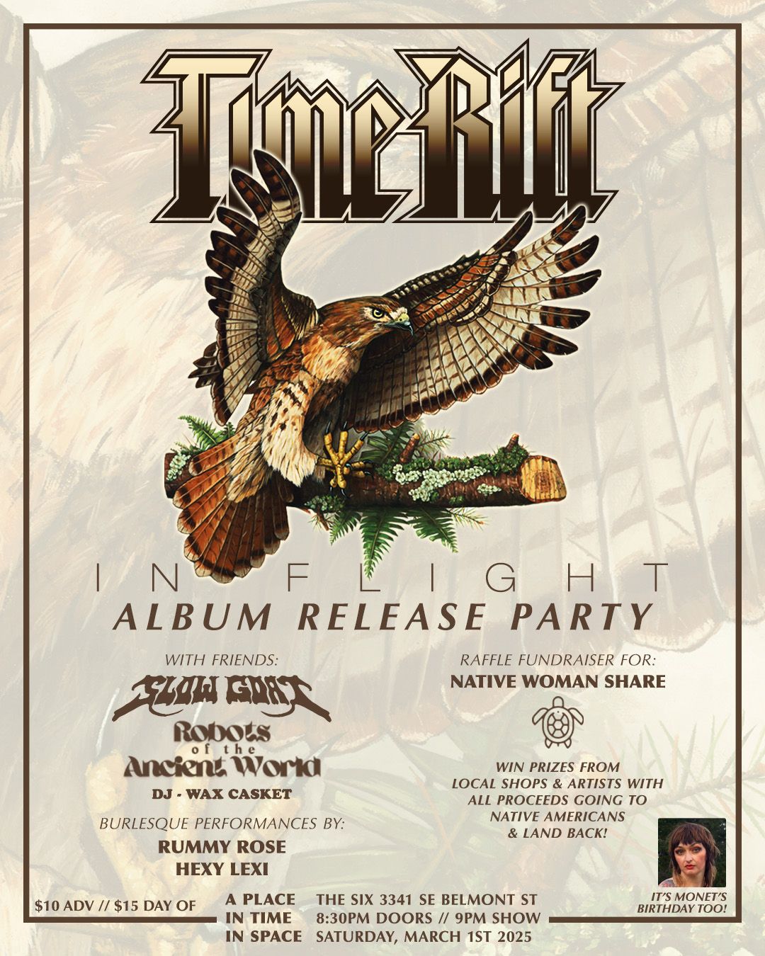 Time Rift (Album Release) \/ Slow Goat \/ Robots of the Ancient World + More