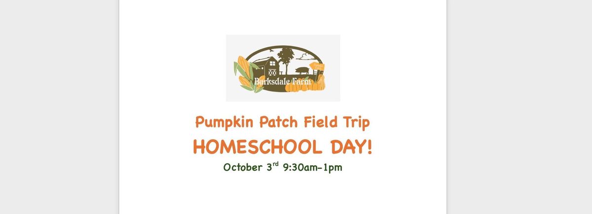 Homeschool day at the pumpkin patch!