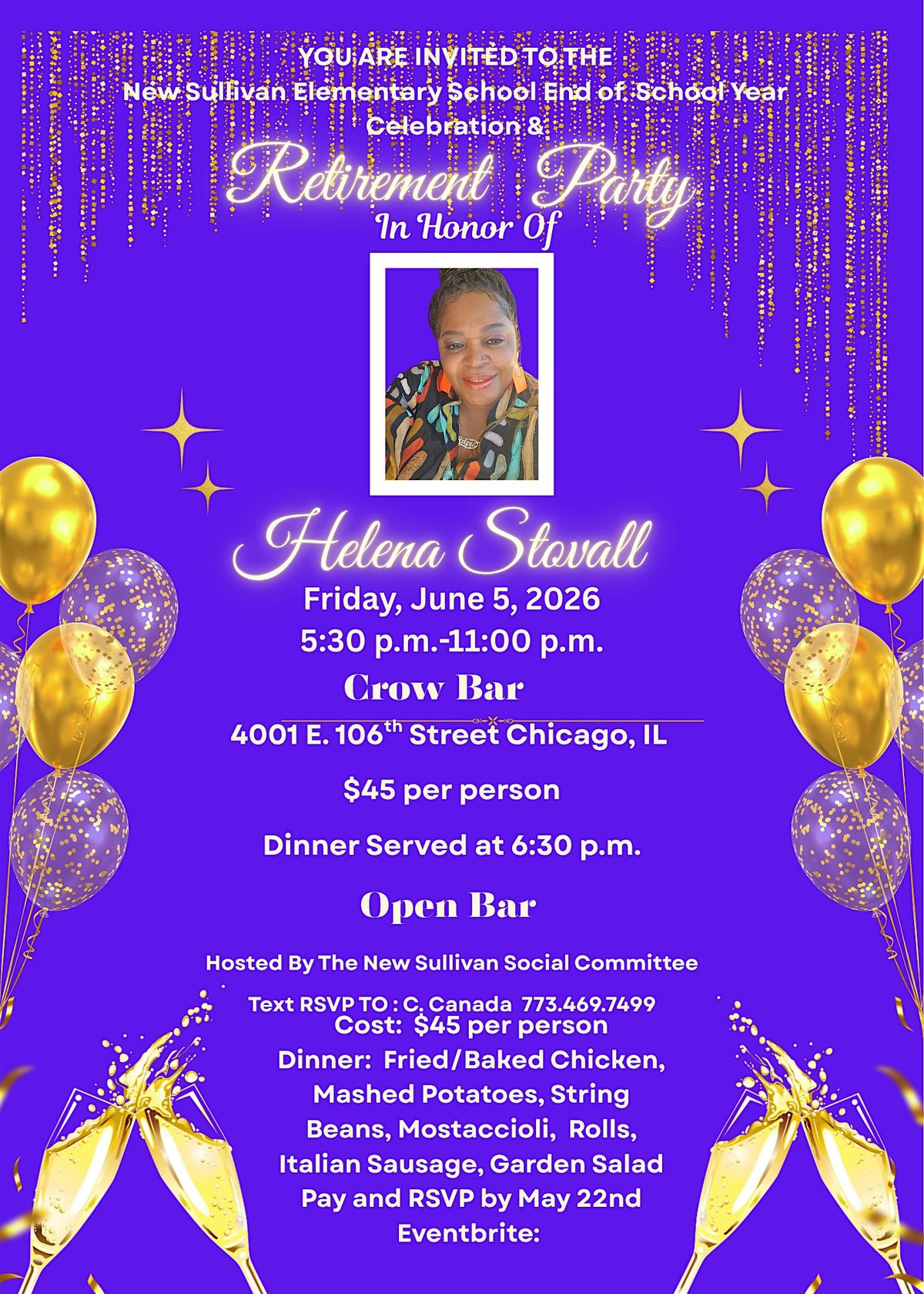 New Sullivan's End of Year Celebration & Helena Stovall's Retirement Party