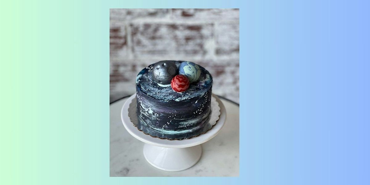 Galaxy Cake Decorating Class for Kids