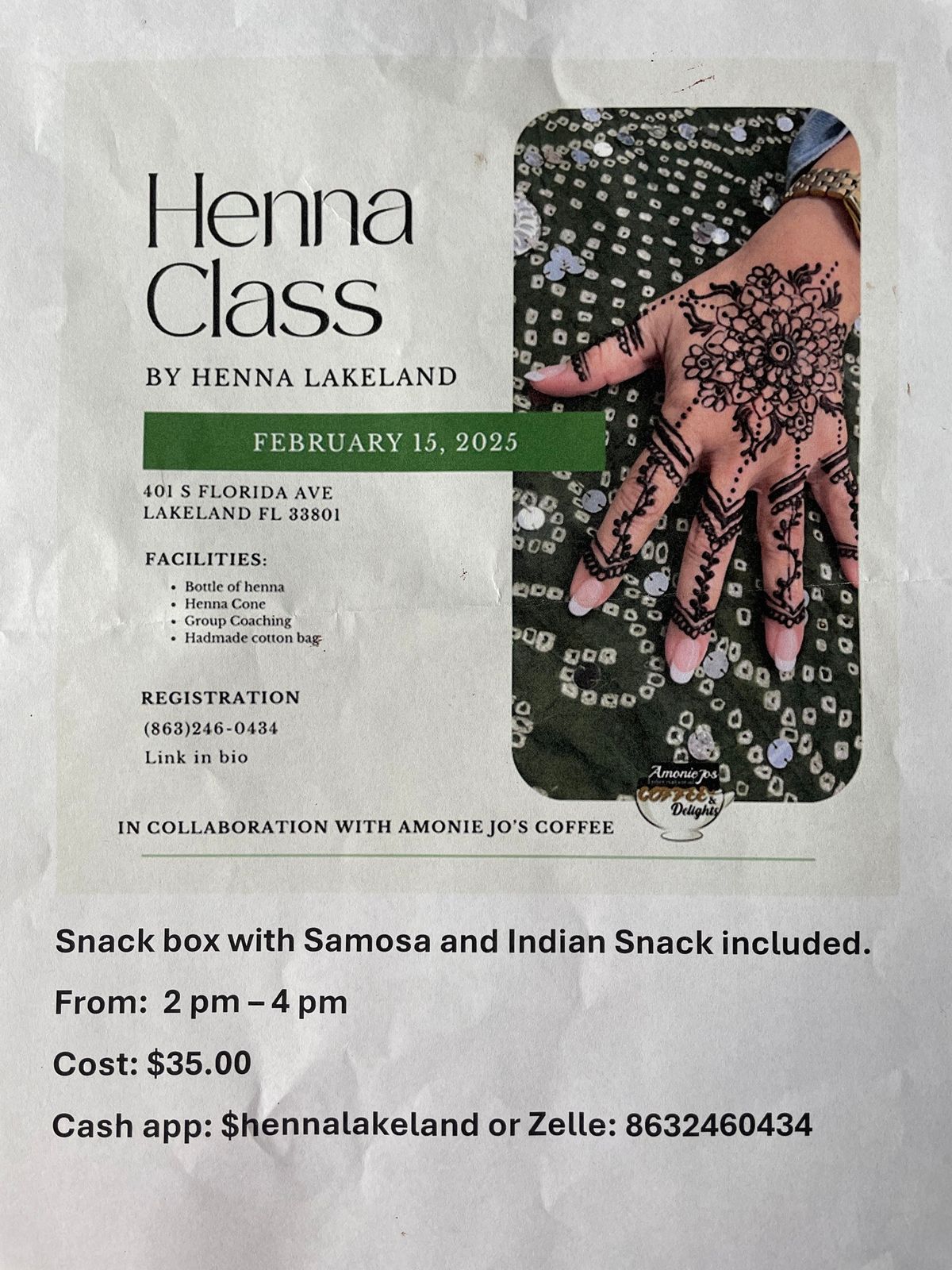 Henna Class