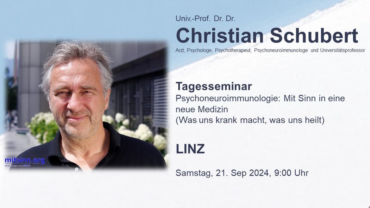 Tagesseminar \u2022 Psychoneuroimmunologie: Mit Sinn in eine neue Medizin