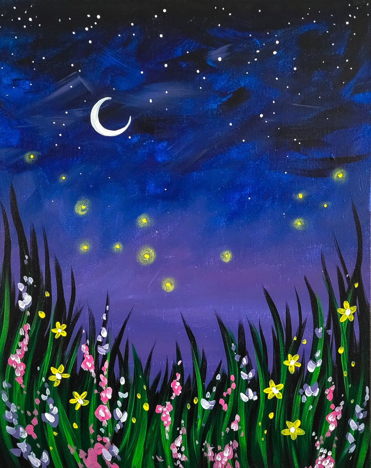 Paint + Sip: "Field of Fireflies" at Stable Craft Brewing