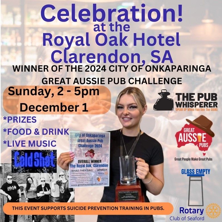 Cold Shot playing at The Royal Oak Hotel Clarendon Sunday December 1st 2-5pm