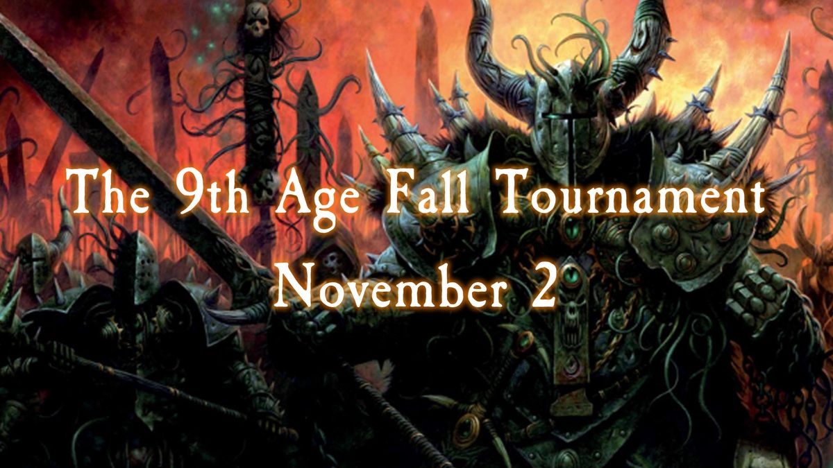 The 9th Age Fall Tournament 