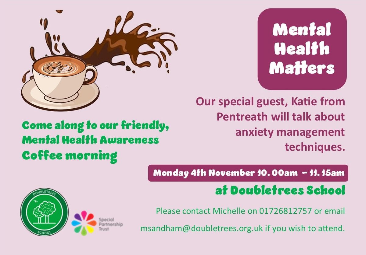 Mental Health Awareness Coffee Morning