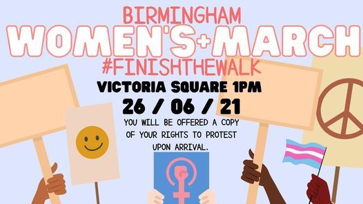 Birmingham Women's March #finishthewalk