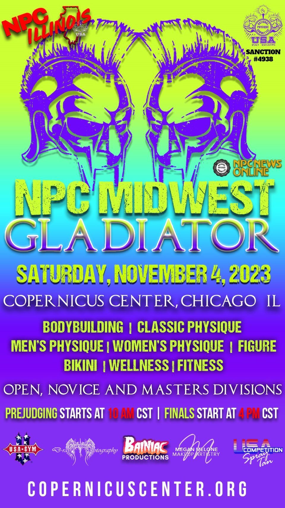 NPC Midwest Gladiator - Prejudging