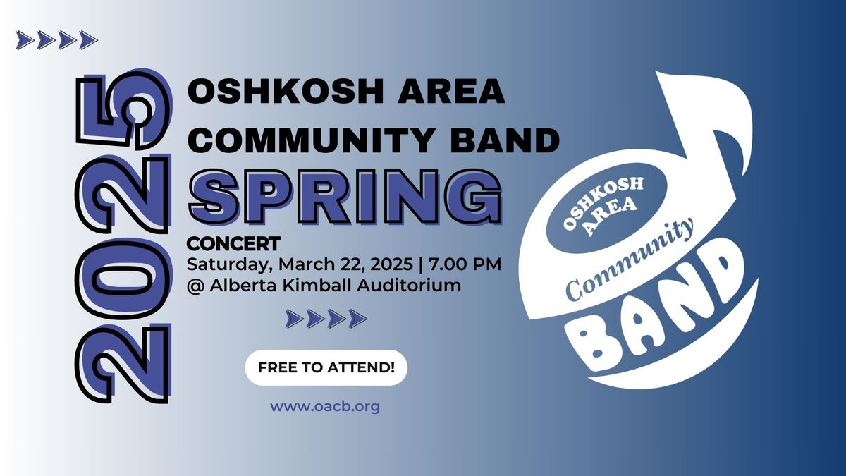 Spring Concert - Oshkosh Area Community Band