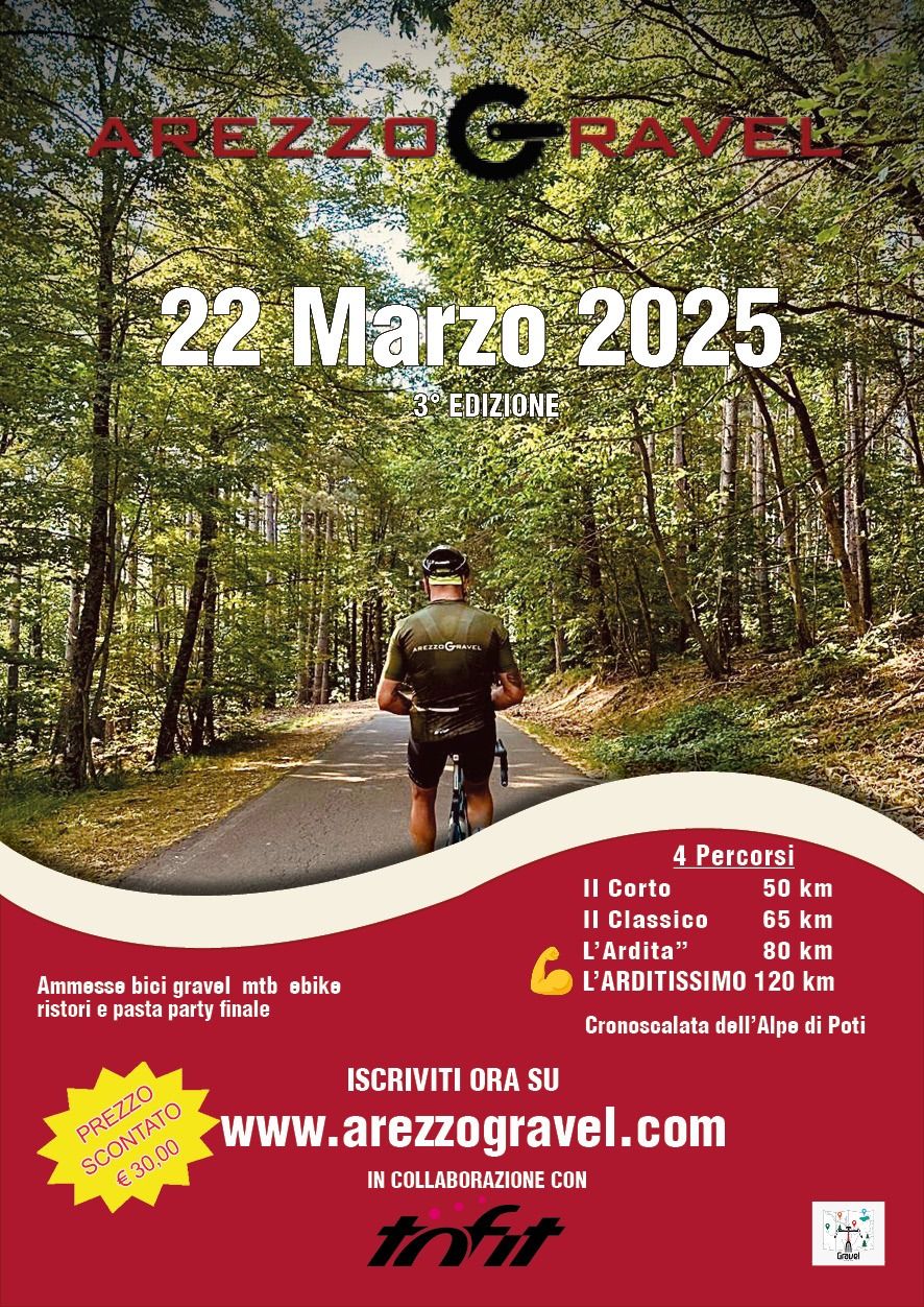 ArezzoGravel cicloturistica gravel sulle strade di Arezzo e della Toscana 