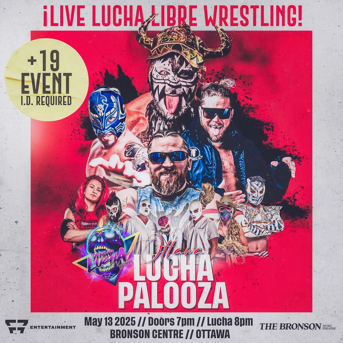 Demand Lucha's Lucha Palooza Tour - Ottawa, ON @ The Bronson (19+)