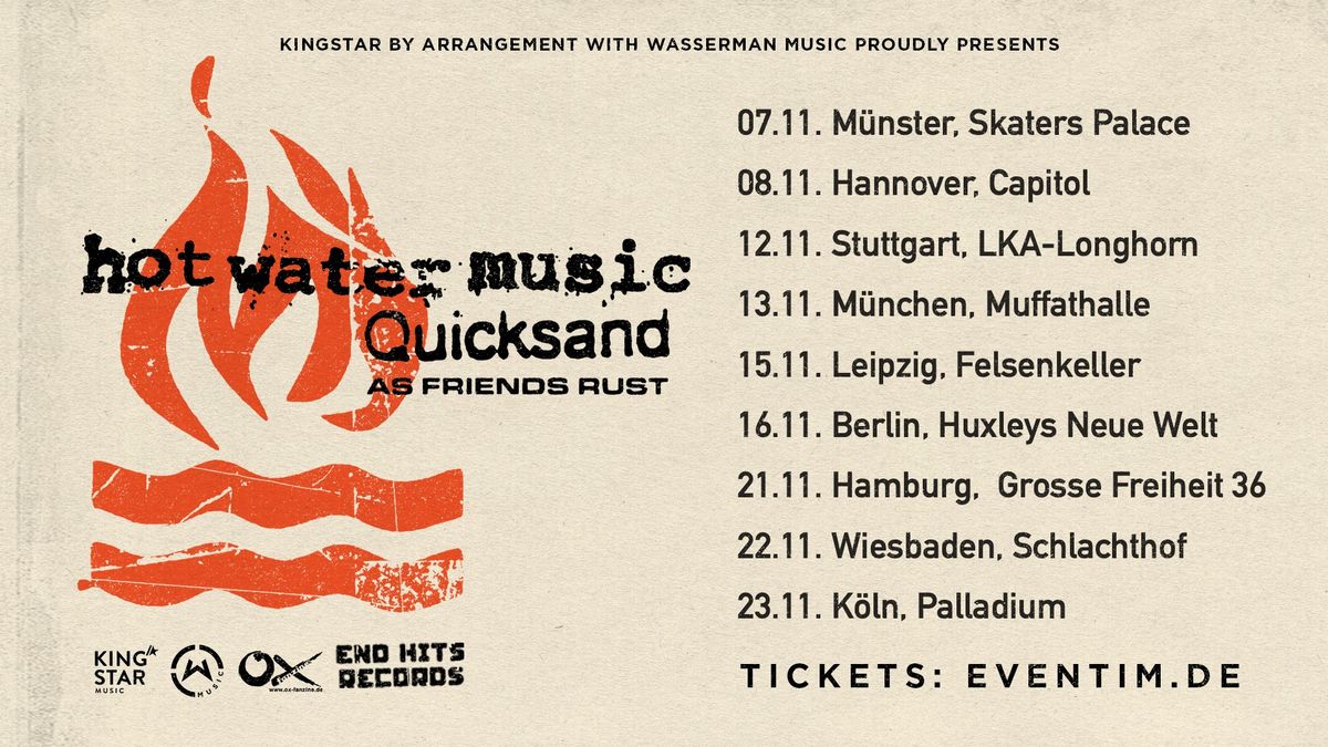 Hot Water Music - 30th Anniversary Tour 2024 | Hannover