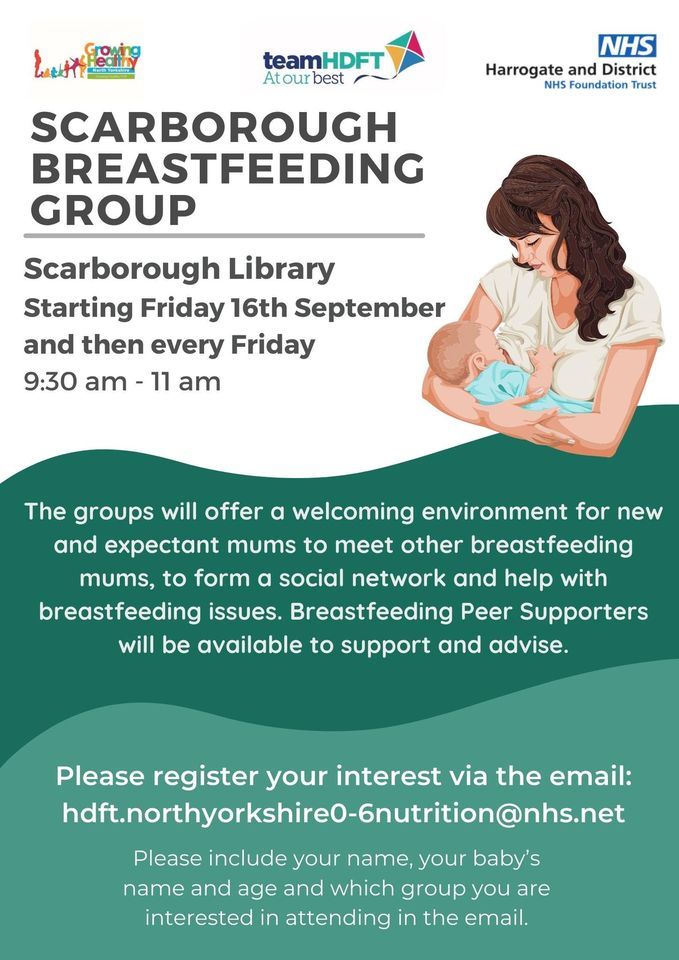 Breastfeeding Group, Scarborough Library, 16 September 2022