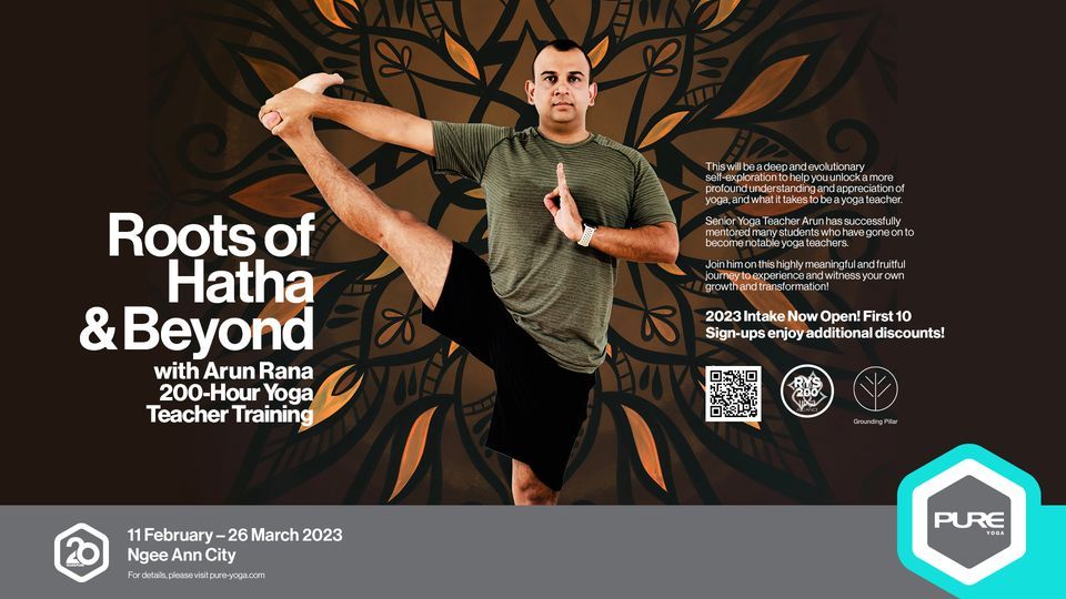 200-Hour Yoga Teacher Training with Arun Rana (Roots of Hatha & Beyond)