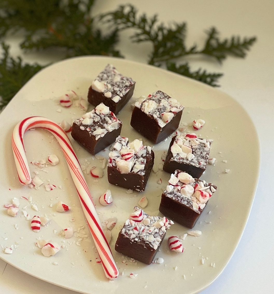 Chocolate Peppermint Crunch Caramels & Caramel Sauce