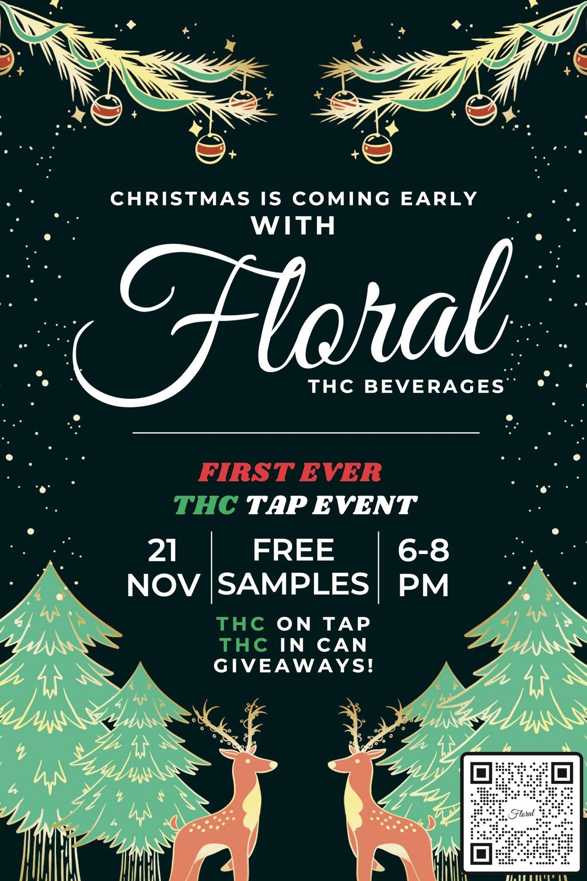 Tap Takeover with Floral THC Beverages