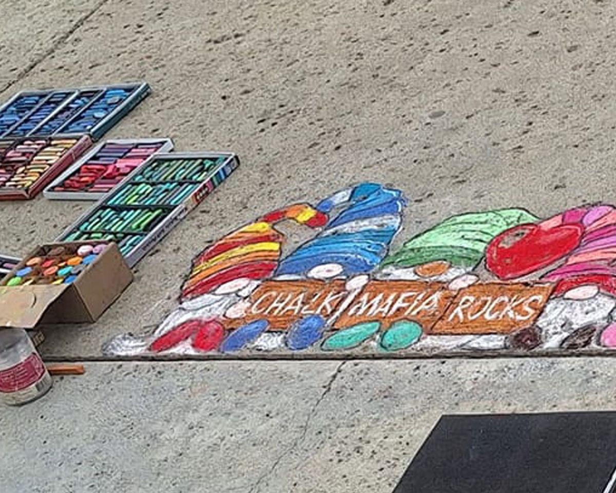 Chalk Art & Music Festival at Courson Art Colony