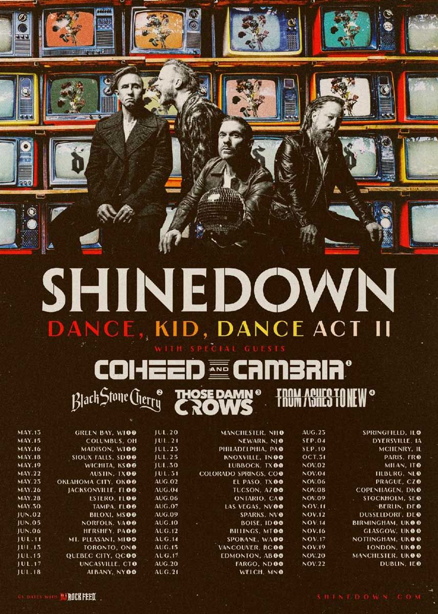 Shinedown Glasgow Tickets