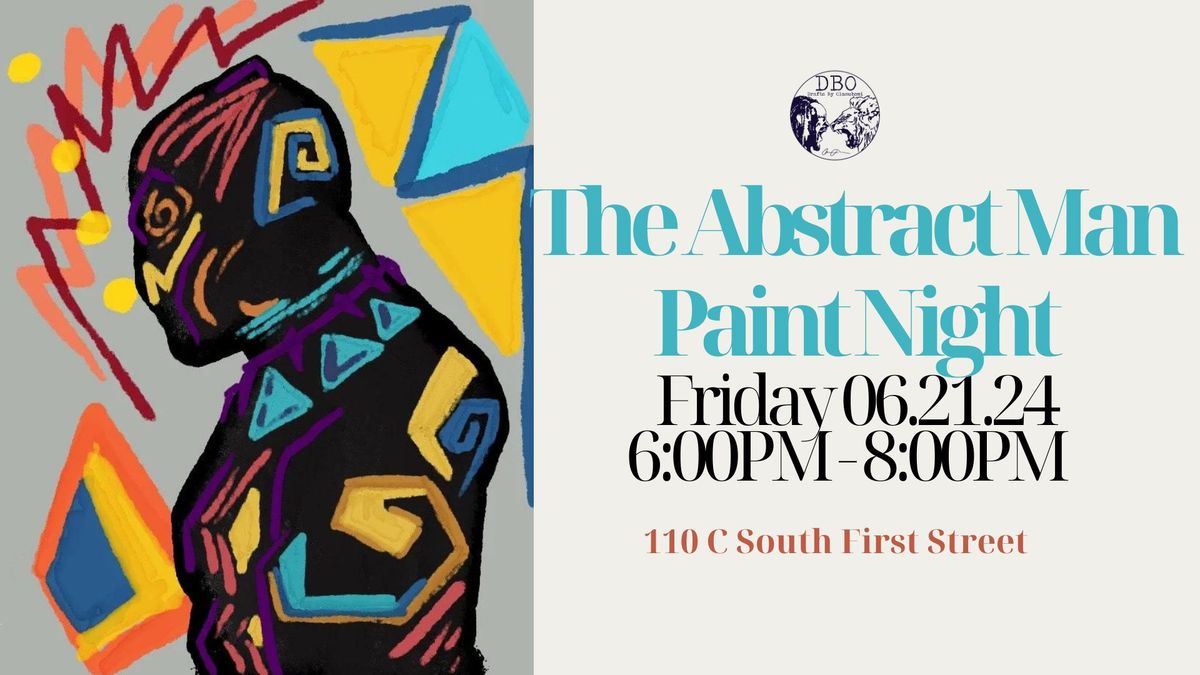 The Abstract Man Paint Night