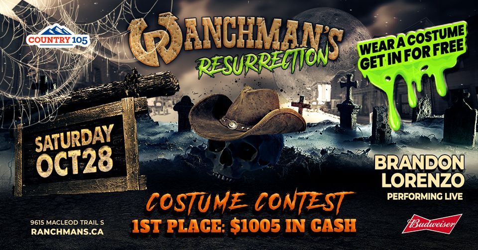 RANCHMANS RESURRECTION HALLOWEEN COSTUME CONTEST!, Ranchmans Calgary