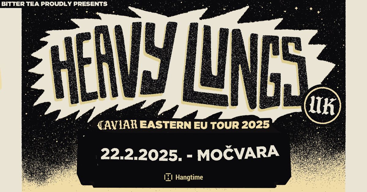 Noise punk atrakcija Heavy Lungs premijerno u Hrvatskoj!