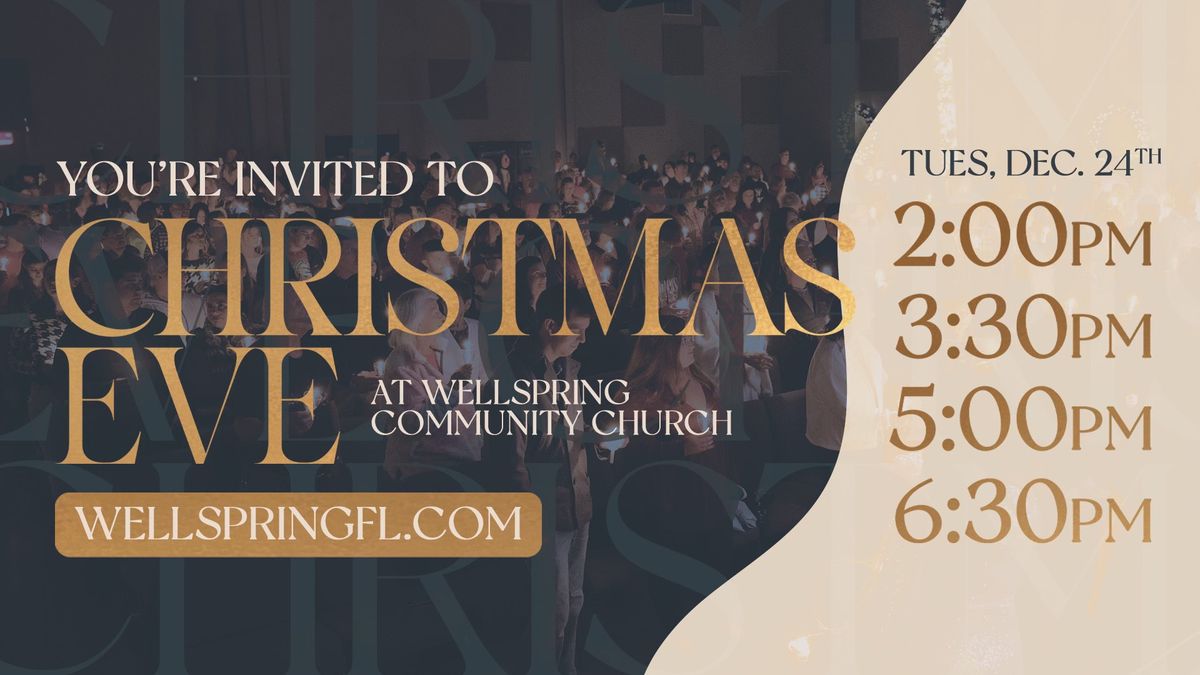 Christmas Eve Candlelight Services at Wellspring!