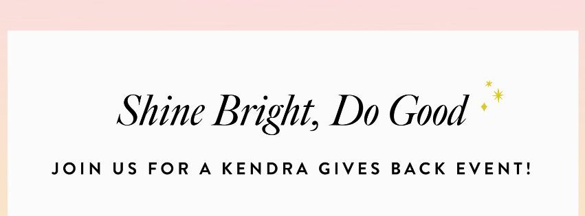 Kendra Scott Give Back Day