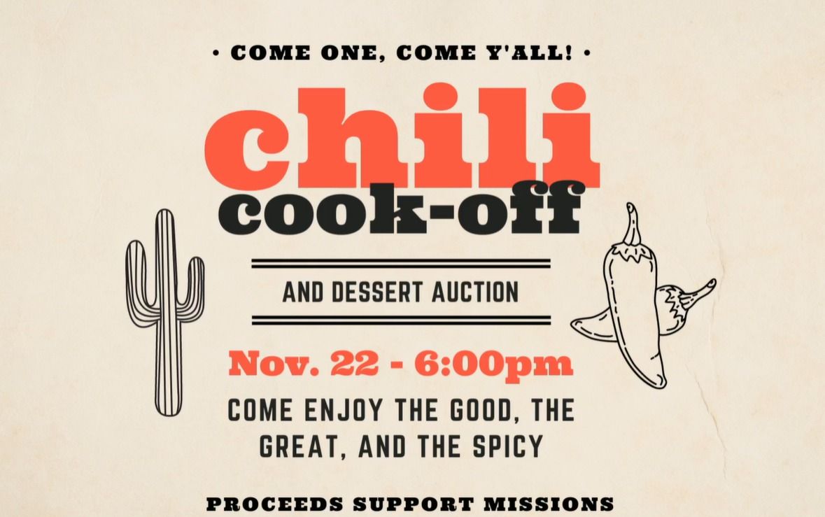 Annual Chili Cook-off and Dessert Auction