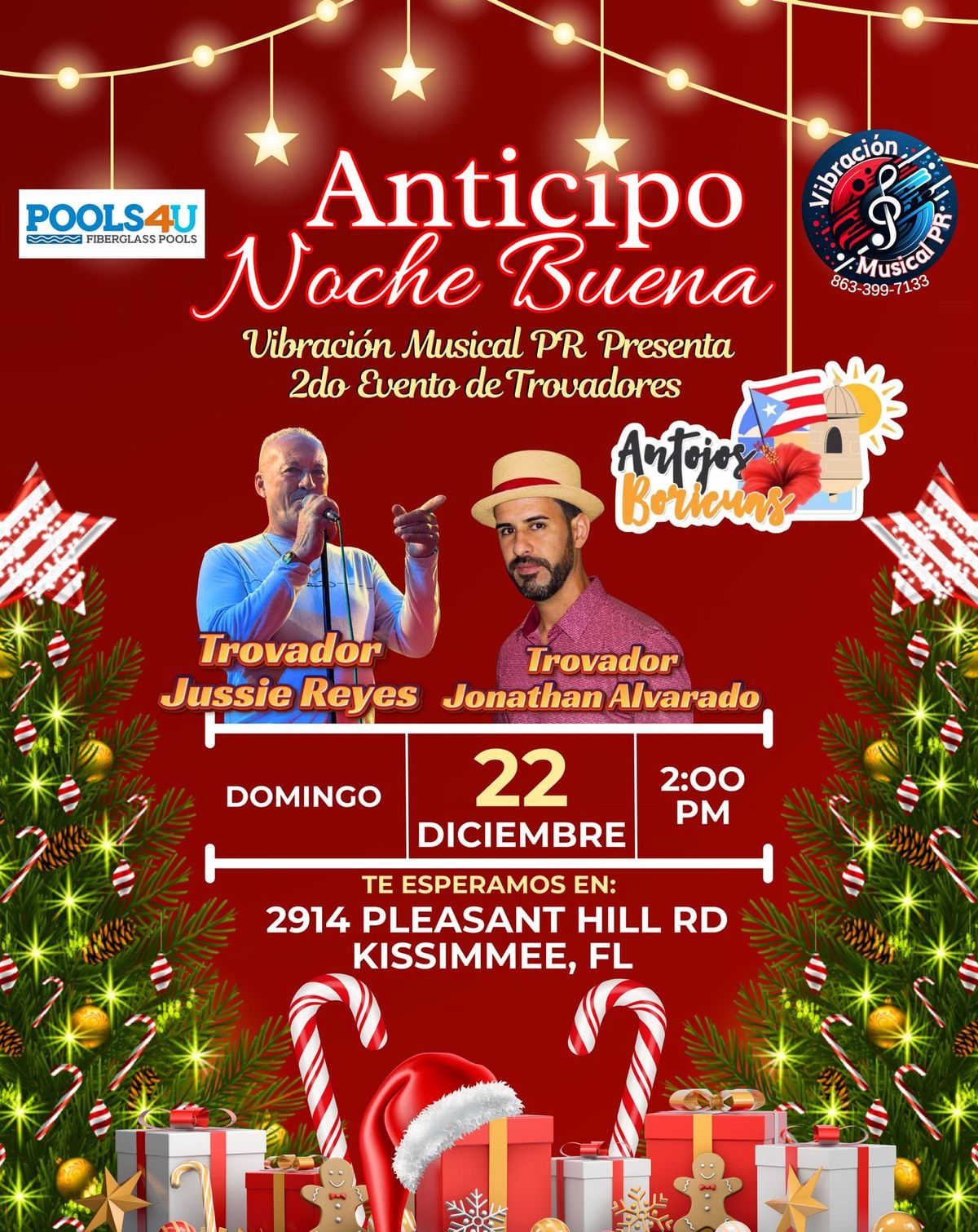 Anticipo de Noche Buena: 2do Evento de Trovadores