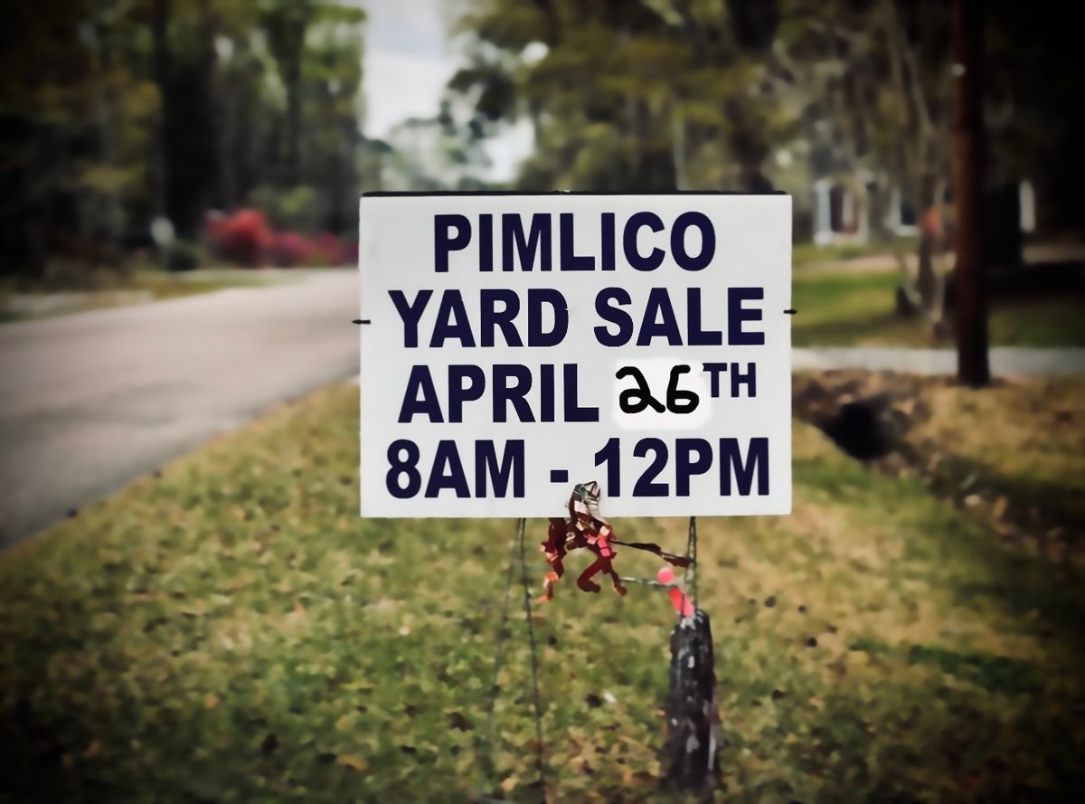 28th Annual Pimlico Ladies Club Community Yard Sale