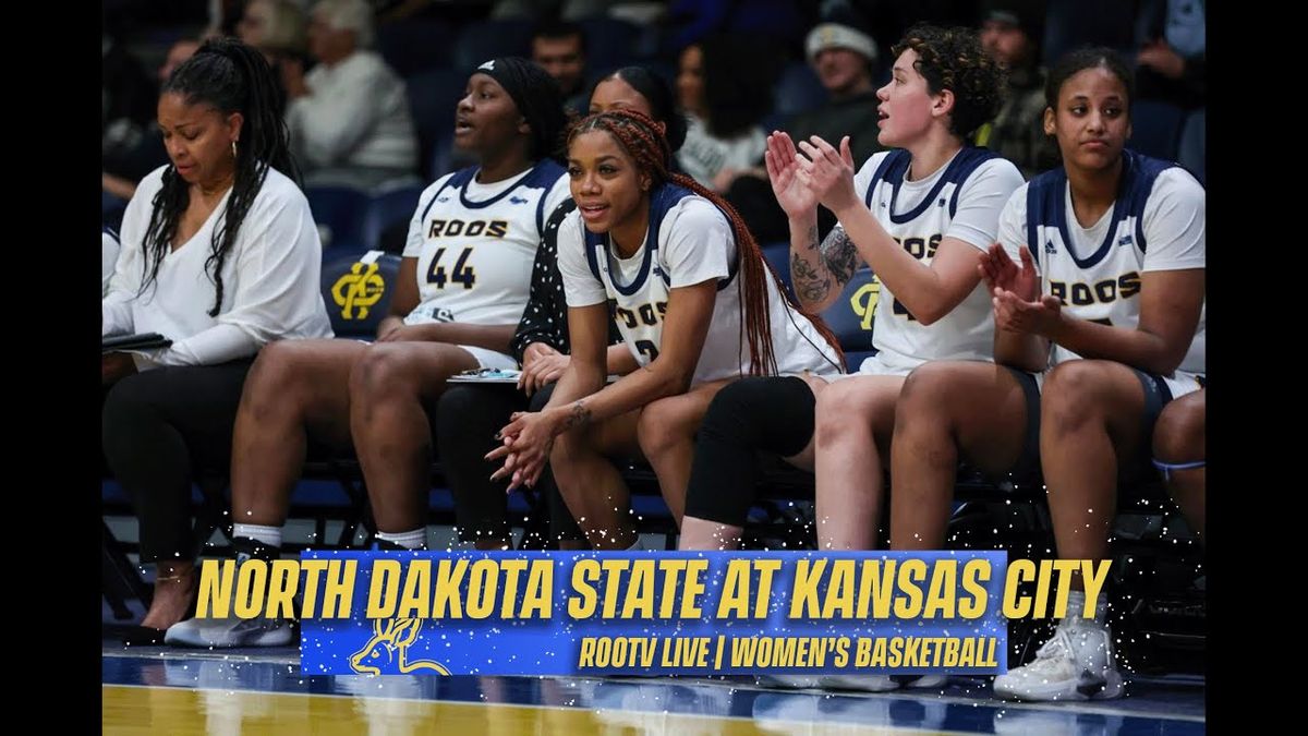 Kansas City Roos at North Dakota State Bison Womens Basketball