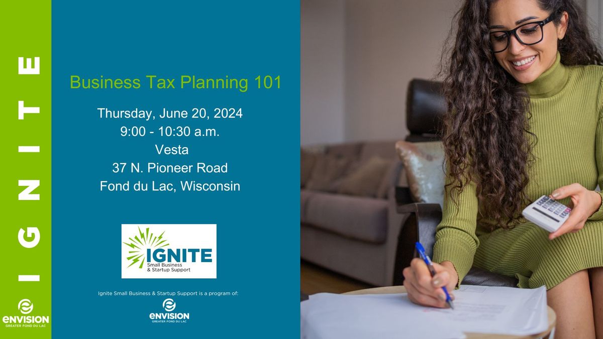 Business Tax Planning 101
