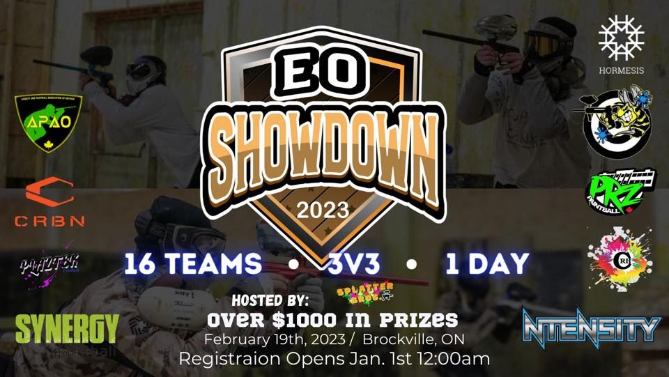 EO Showdown 2023, Stingers Indoor Paintball, Brockville, 19 February 2023
